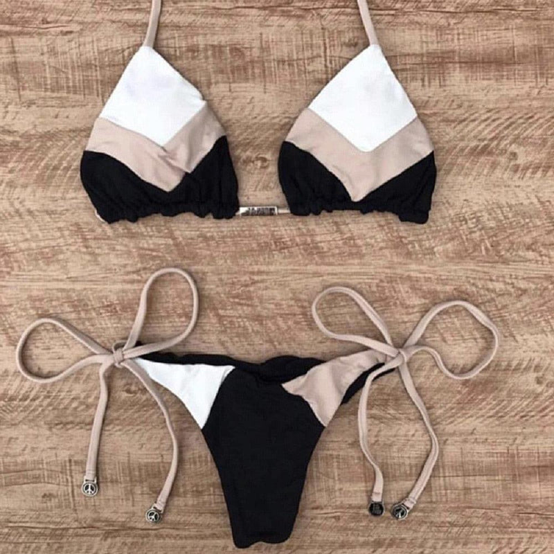 Biquíni Feminino Sunshine 3 Cores 2 Peças Empina Bumbum Moda Praia Verão