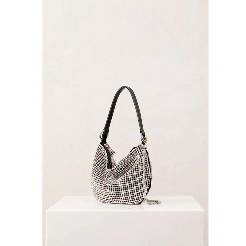 Bolsa Feminina Cristal com Strass