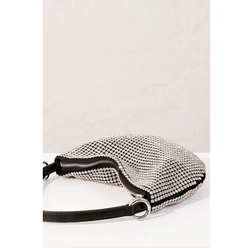 Bolsa Feminina Cristal com Strass