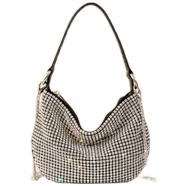 Bolsa Feminina Cristal com Strass