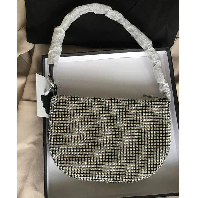 Bolsa Feminina Cristal com Strass