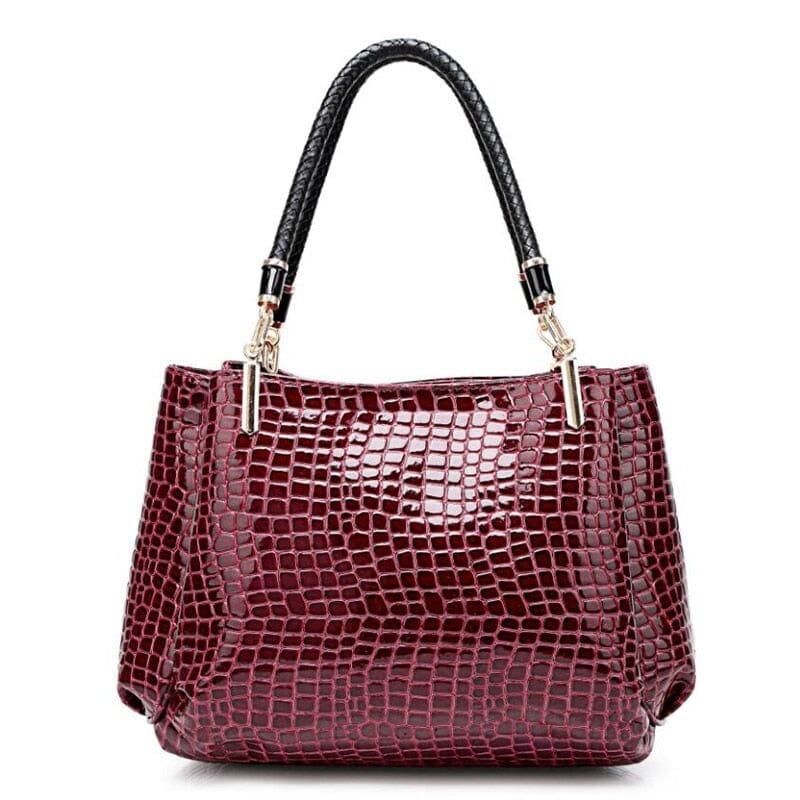 Bolsa Feminina Crock Luxo Moderna Elegante