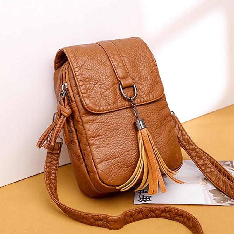 Bolsa Feminina Crosbody Vintage Pullse Tiracolo Porta Documentos