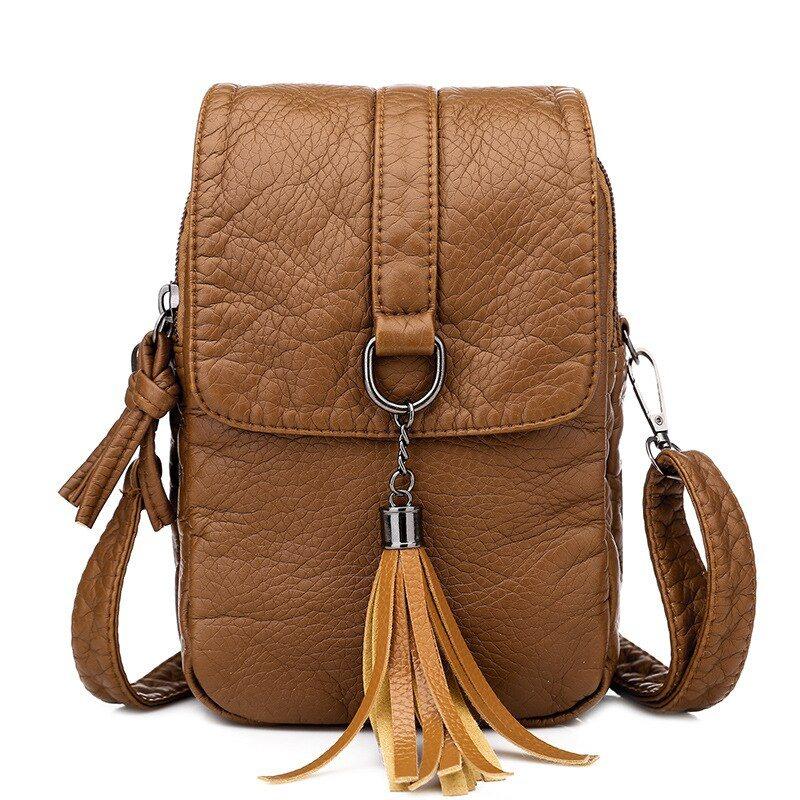 Bolsa Feminina Crosbody Vintage Pullse Tiracolo Porta Documentos
