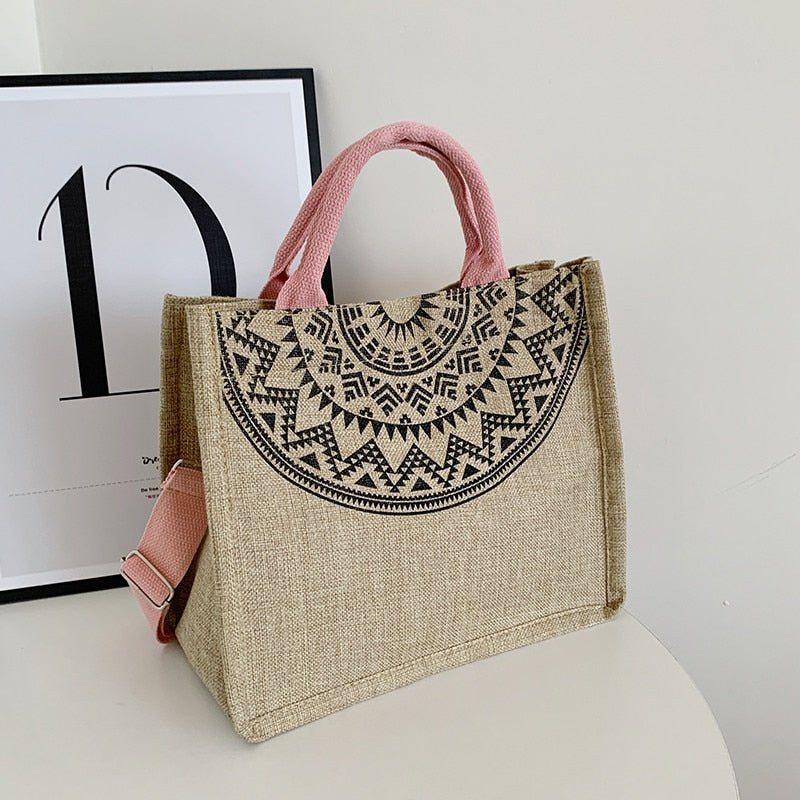 Bolsa Feminina Estampada Moda Praia Verão