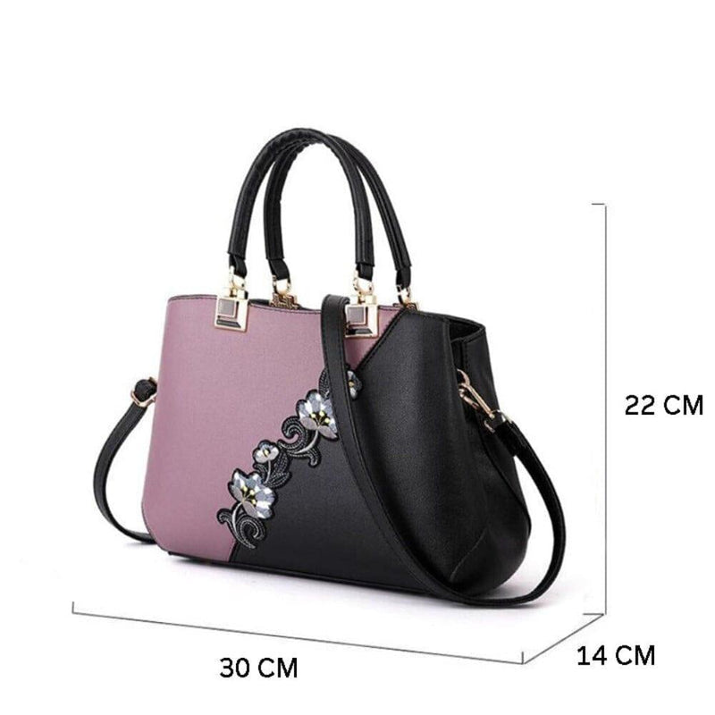 Bolsa Feminina Flora Com Alça Extra Modelo Luxo