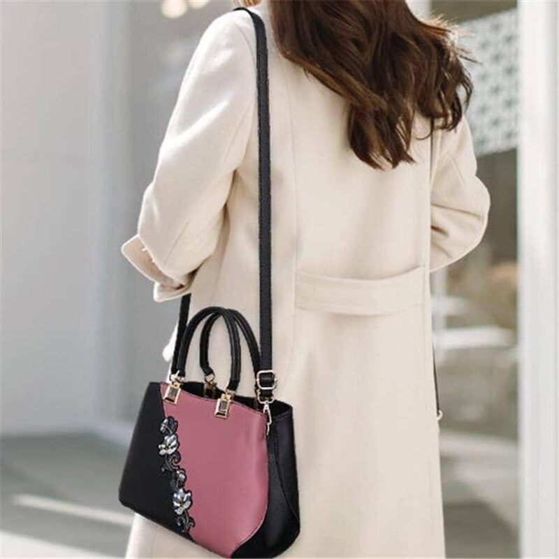 Bolsa Feminina Flora Com Alça Extra Modelo Luxo