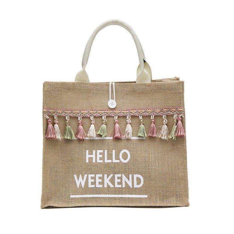 Bolsa Feminina Weekend Moda Praia Verão