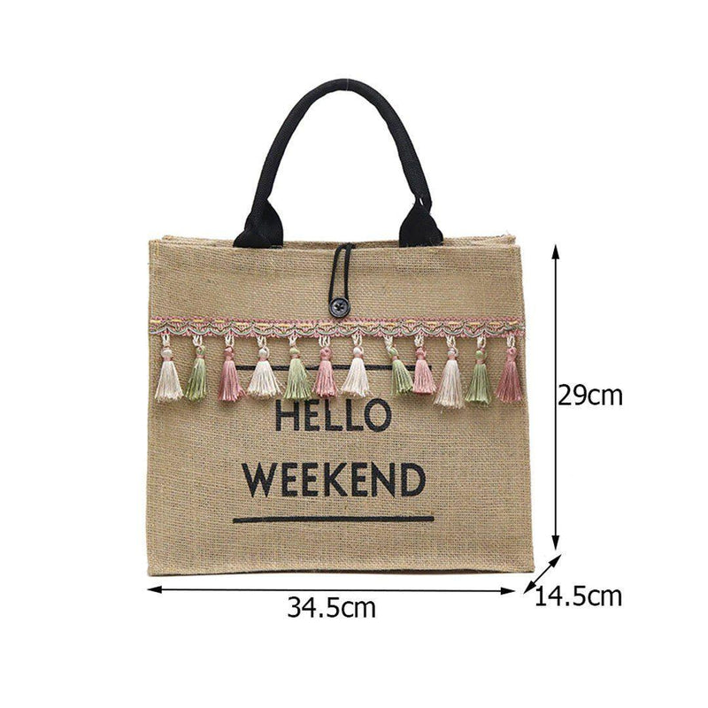 Bolsa Feminina Weekend Moda Praia Verão