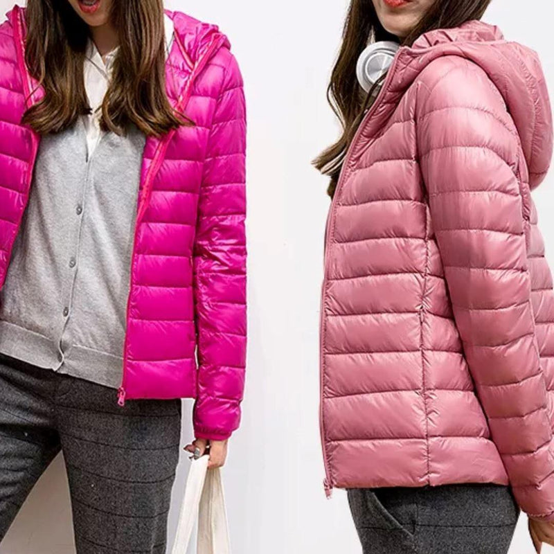 Jaqueta Feminina Puffet - Inverno Quentinho Com Capuz