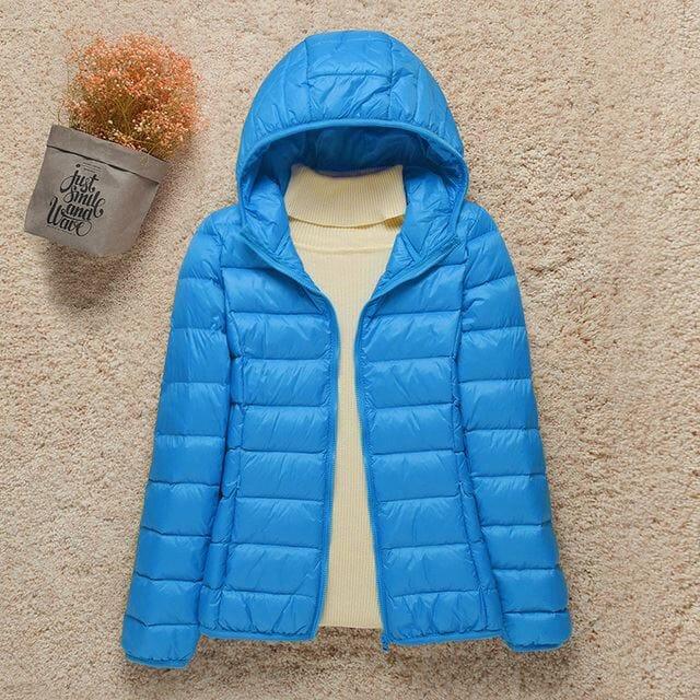 Jaqueta Feminina Puffet - Inverno Quentinho Com Capuz