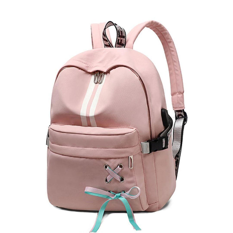 Mochila Feminina Laçarote Escolar Impermeável