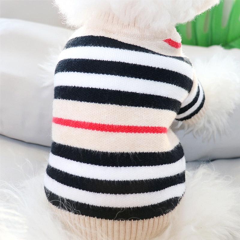 Roupinha para cachorro - Cardigan Pet Tricô