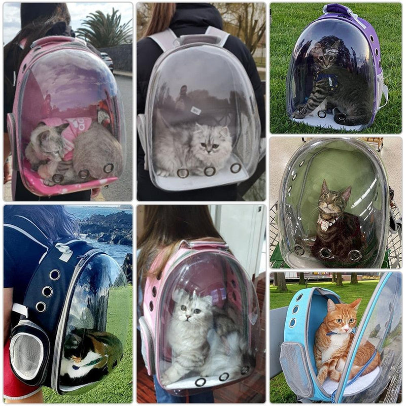 Mochila para Gatos c/ Visão Panorâmica - Cat Astronauta