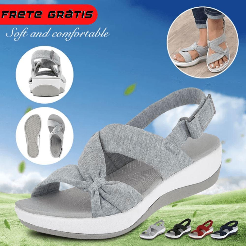 Sandália Feminina Casual Bella Confortável Elegante