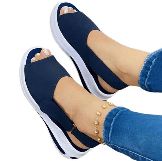 Sandália Feminina Feet - Elegante Confortável  Moda Casual