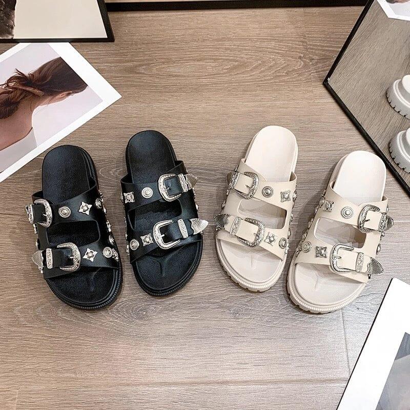 Sandália Feminina Victória - Conforto e Estilo em um Modelo Birken com Detalhes