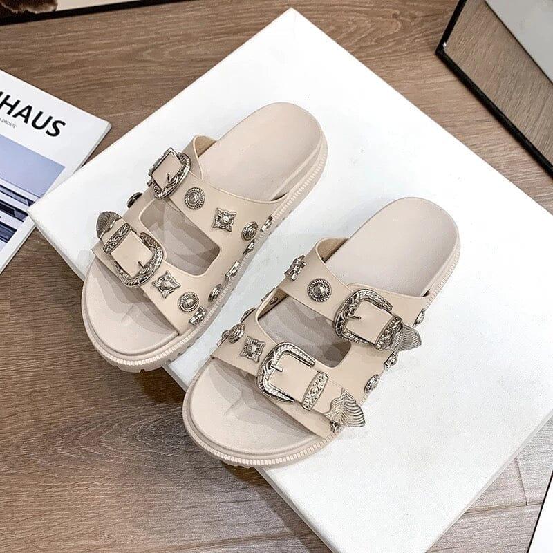 Sandália Feminina Victória - Conforto e Estilo em um Modelo Birken com Detalhes