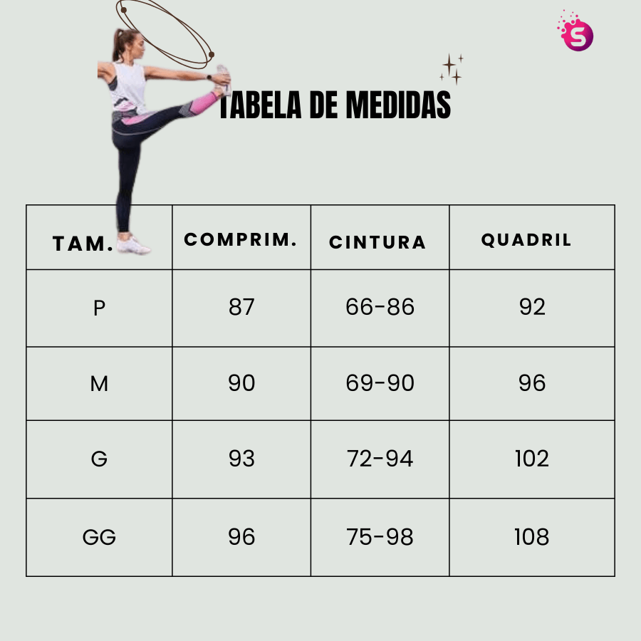 Legging  Maitê - Cintura Alta sem costura