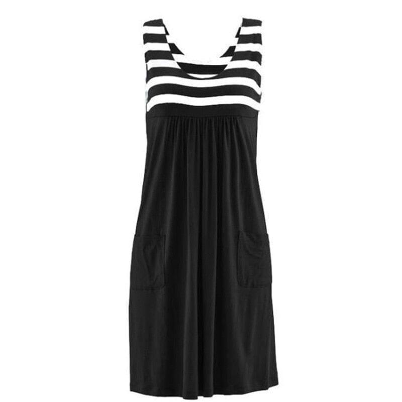 Vestido Feminino Danubia - Estampa Listras para um Verão Estiloso