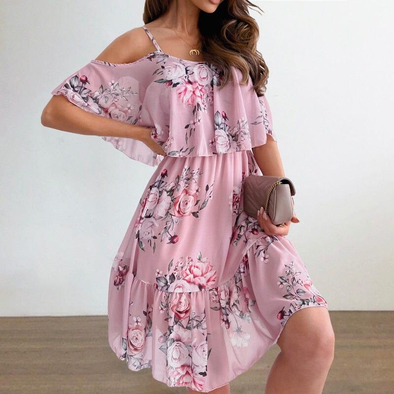 Vestido Feminino Maria Claudia Estampado Verão