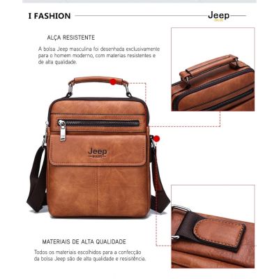 Bolsa Jeep Couro + Carteira