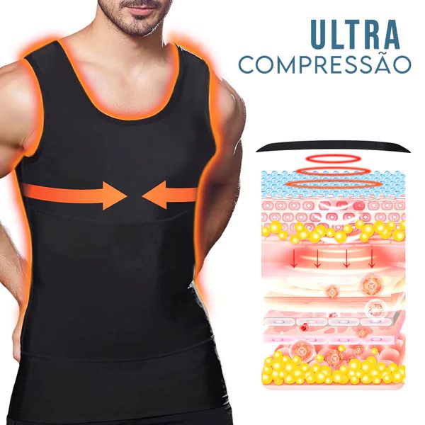 Regata Masculina Modeladora de Compressão - Efeito Sauna »