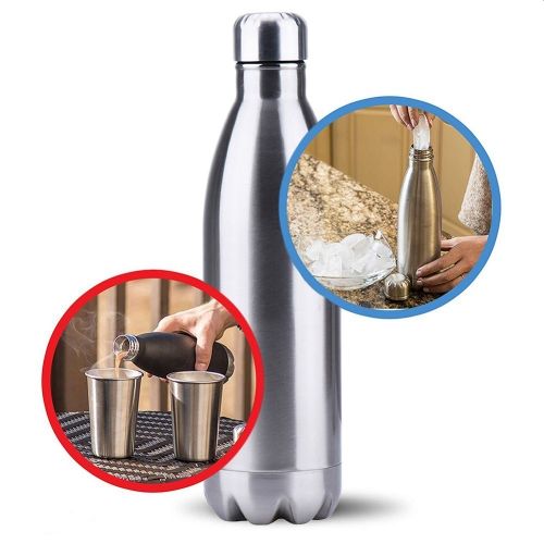 Garrafa Térmica de Inox Parede Dupla 750ml BBB