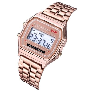Reloj Digital Unisex Retro Vintage Acero