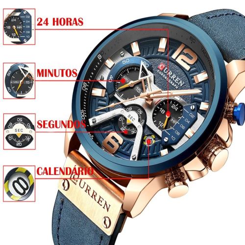 Reloj deportivo informal Curren 