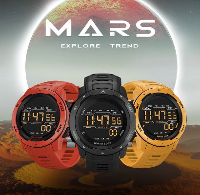 Reloj inteligente North Edge Mars 