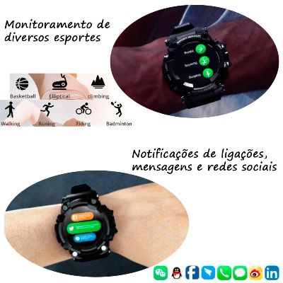 Smartwatch Militar Lokmat Shock Attack